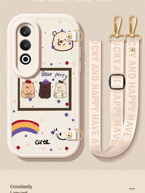 彩虹小熊加持，时尚随行 OPPO K12 Plus 女款斜挎手机壳测评